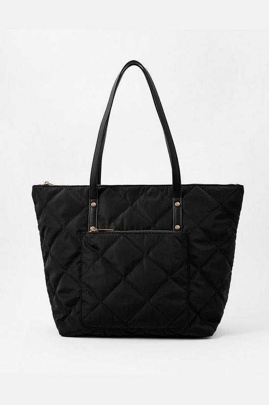 Accessorize 'Tilly' Quilted Tote Bag 1