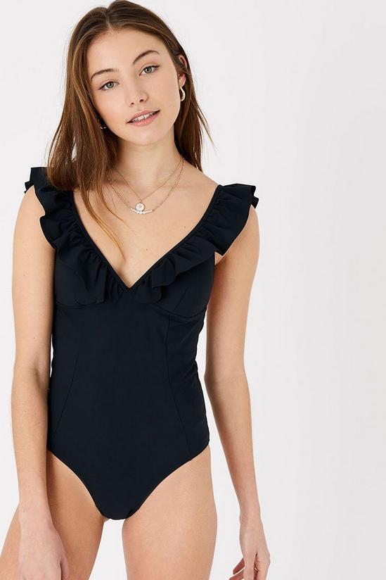Accessorize Frill Strap Support Swimsuit 1