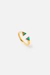 Accessorize Healing Stones Turquoise Gold-Plated Ring thumbnail 1
