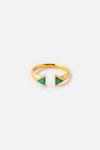 Accessorize Healing Stones Turquoise Gold-Plated Ring thumbnail 3