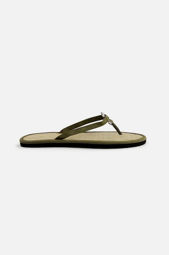 Accessorize Resin Ring Seagrass Flip Flops 1