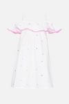 Angels by Accessorize Heart Embroidered Bardot Dress thumbnail 1