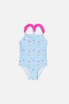 Angels by Accessorize Heart Print Swimsuit thumbnail 1