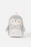 Accessorize Fluffy Sequin Penguin Backpack thumbnail 1