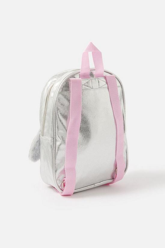 Accessorize Fluffy Sequin Penguin Backpack 3