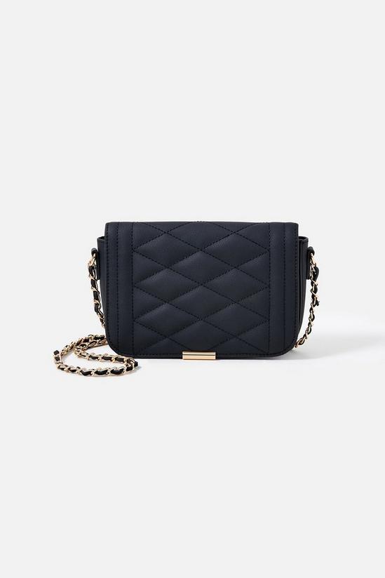 Accessorize 'Chrissy' Quilted Chain Cross-Body Bag 1