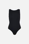 Accessorize High Neck Textured Swimsuit thumbnail 1