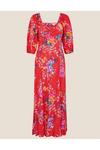 Monsoon 'Omi' Floral Print Midi Dress thumbnail 4