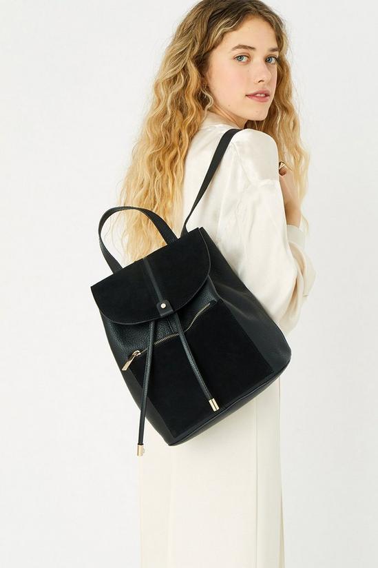 Accessorize 'Maggie' Leather Backpack 2