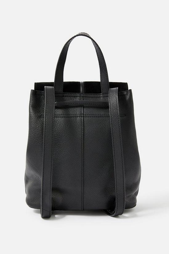 Accessorize 'Maggie' Leather Backpack 4