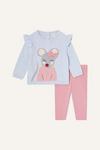 Monsoon Baby Mouse Knit Top and Leggings thumbnail 1
