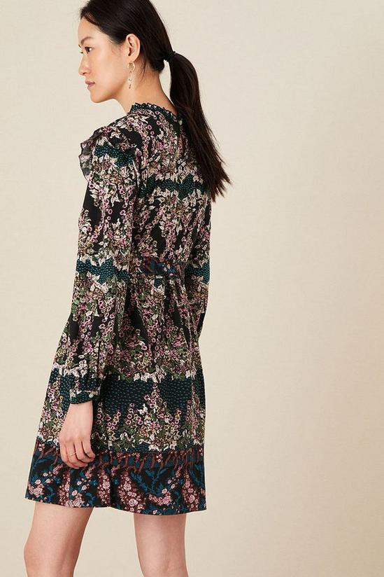 Monsoon Embroidered Chest Printed Dress 3