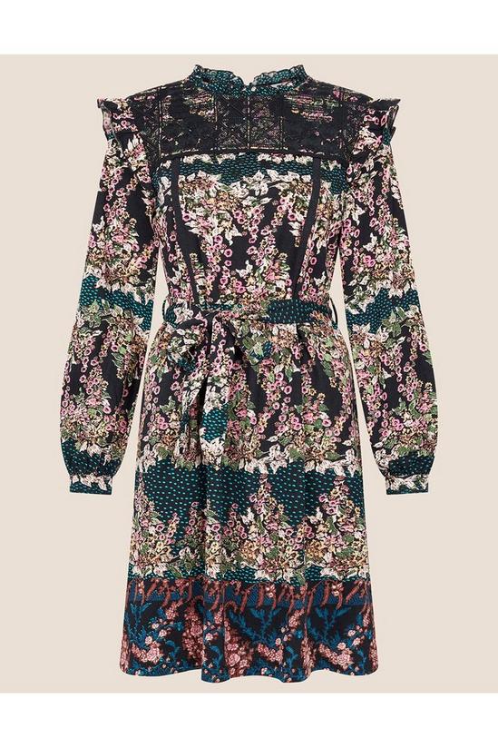 Monsoon Embroidered Chest Printed Dress 4