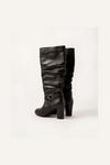 Monsoon 'Belle' Buckle Slouch Leather Boots thumbnail 2