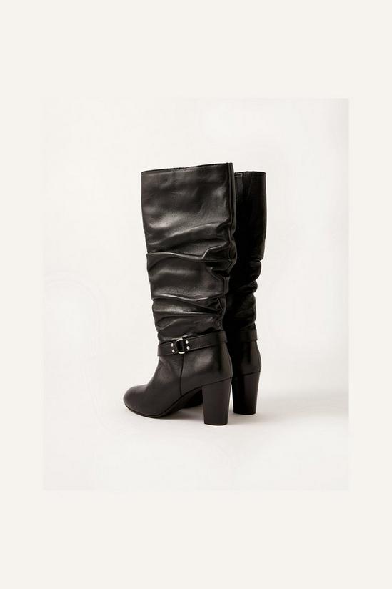 Monsoon 'Belle' Buckle Slouch Leather Boots 2