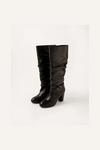 Monsoon 'Belle' Buckle Slouch Leather Boots thumbnail 3