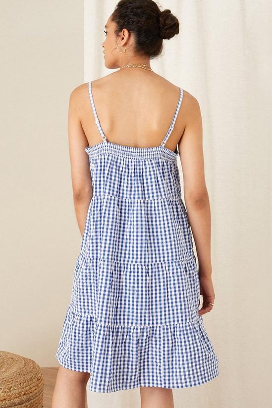 Monsoon Gingham Dress in Pure Cotton 3