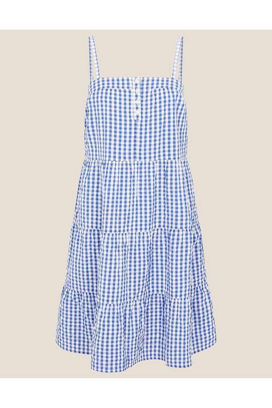 Monsoon Gingham Dress in Pure Cotton 4