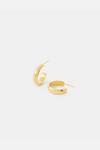 Accessorize Gold-Plated Small Chunky Hoops thumbnail 1