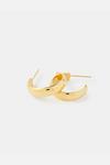 Accessorize Gold-Plated Small Chunky Hoops thumbnail 3