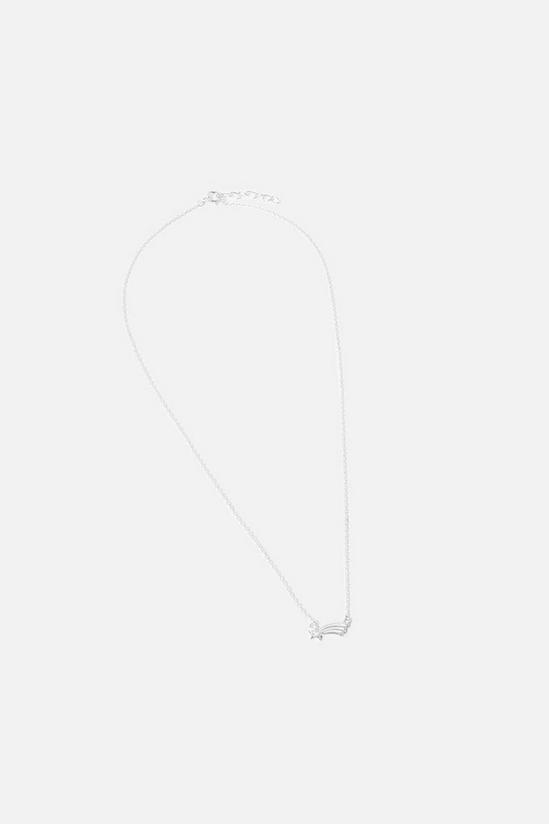 Accessorize Sterling Silver Shooting Star Necklace 1