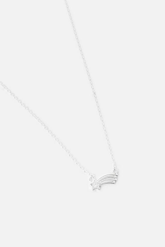 Accessorize Sterling Silver Shooting Star Necklace 3