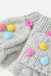 Accessorize Pom-Pom Capped Mittens thumbnail 3
