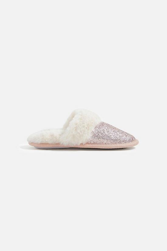 Angels by Accessorize Glitter Mule Slippers 1