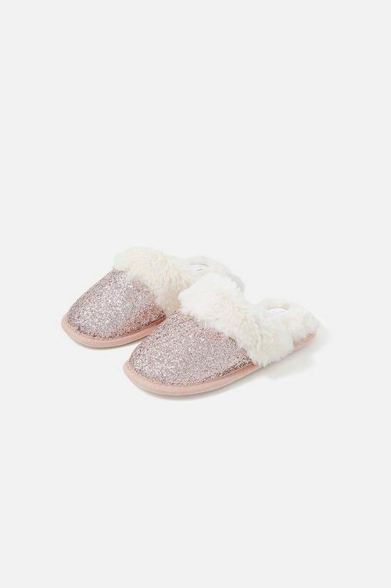 Angels by Accessorize Glitter Mule Slippers 2