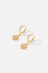 Accessorize Gold-Plated Opal Hoop Earrings thumbnail 2