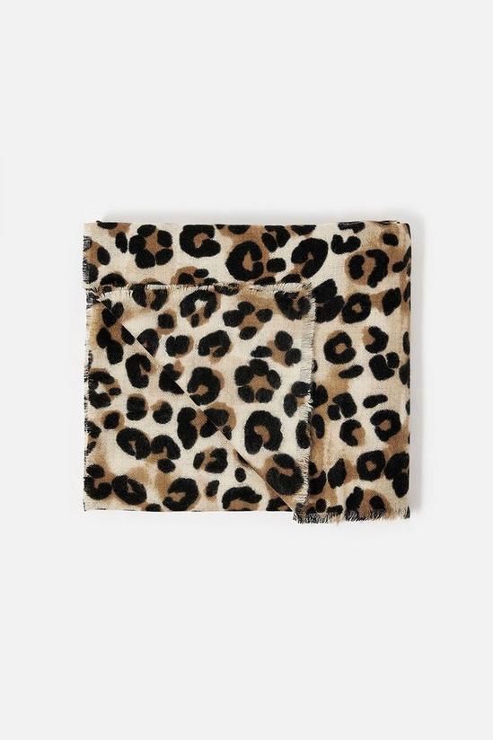 Accessorize 'Lucille' Leopard Blanket Scarf 3