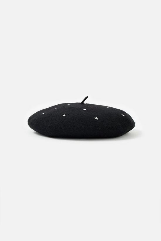 Accessorize Sparkly Star Wool Beret 1