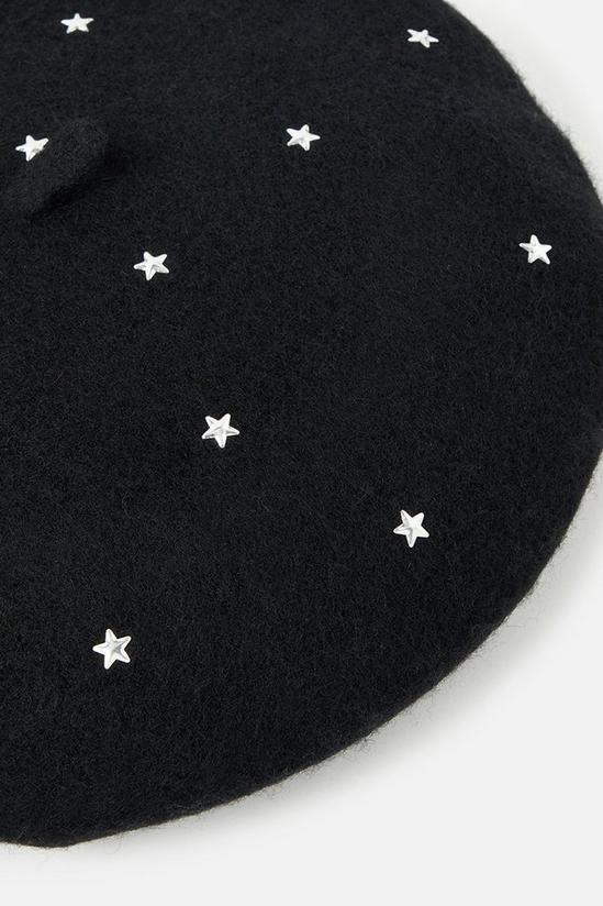 Accessorize Sparkly Star Wool Beret 3