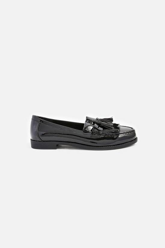 Accessorize Patent Fringe Loafers 1