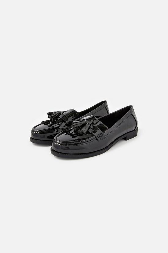 Accessorize Patent Fringe Loafers 3