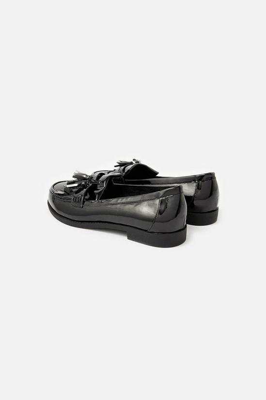 Accessorize Patent Fringe Loafers 4