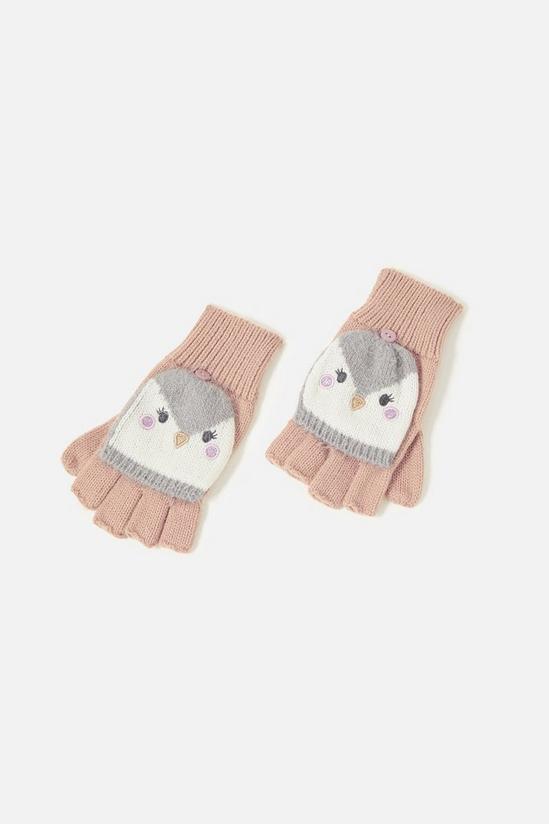Accessorize Penguin Capped Gloves 1