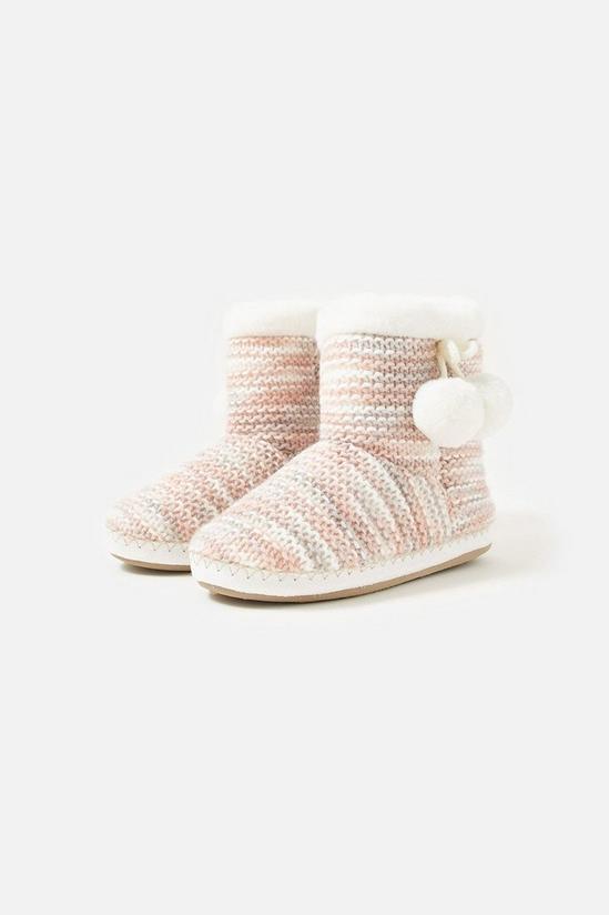 Accessorize Knitted Slipper Boots 2