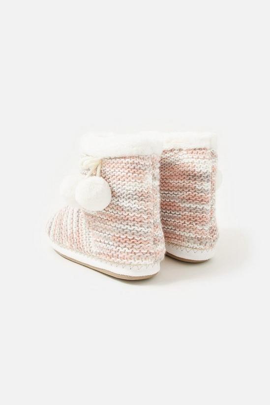 Accessorize Knitted Slipper Boots 3