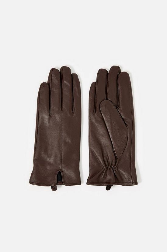 Accessorize Leather Gloves 1