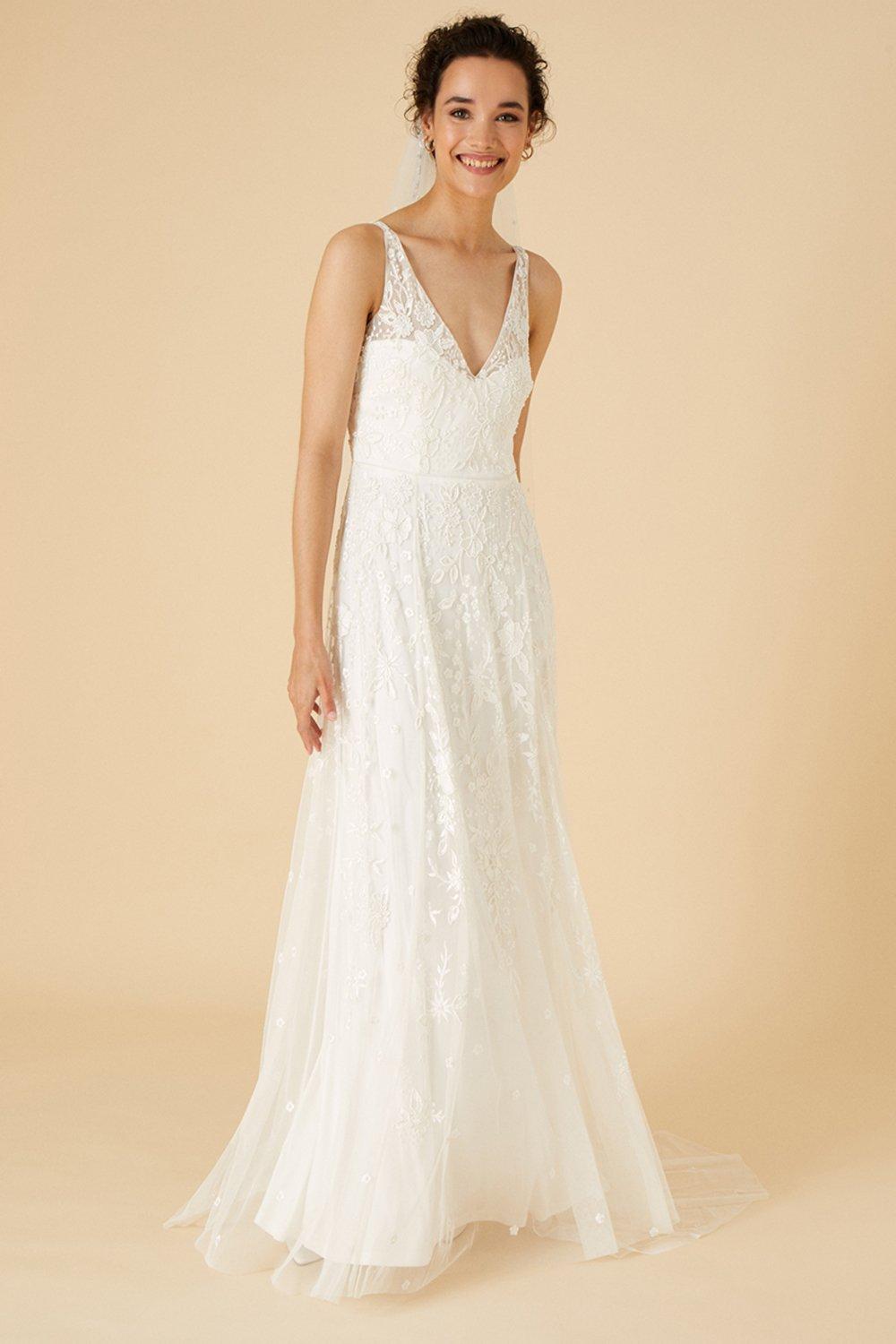 'Eve' Embellished Bridal Maxi Dress