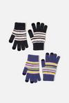 Accessorize Stripe Super-Stretchy Touchscreen Glove Twinset thumbnail 1