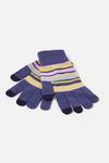 Accessorize Stripe Super-Stretchy Touchscreen Glove Twinset thumbnail 3