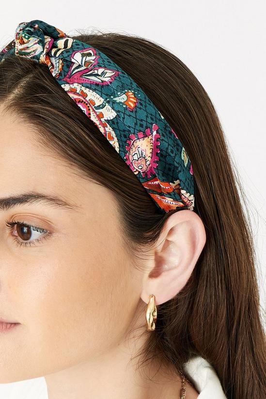 Accessorize Opulent Paisley Scrunchie and Headband 2