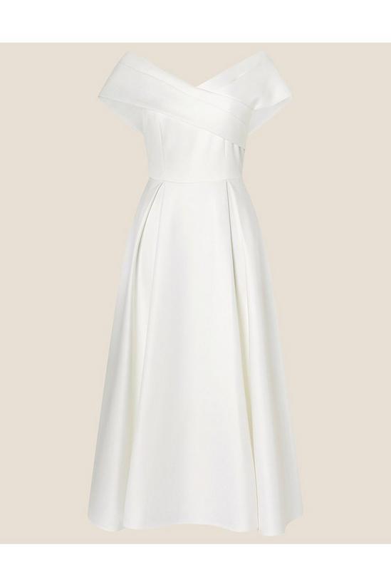 Monsoon 'Miranda' Bardot Bridal Midi Dress 4