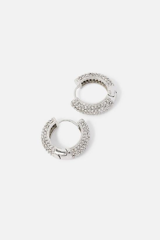 Accessorize New Decadence Pave Hoops 3