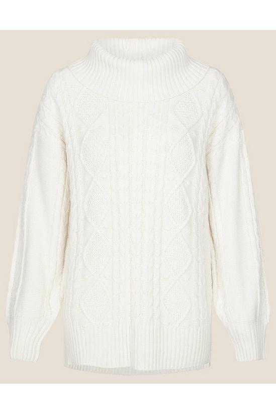 Monsoon 'Ida' Cable Cowl Neck Jumper 4