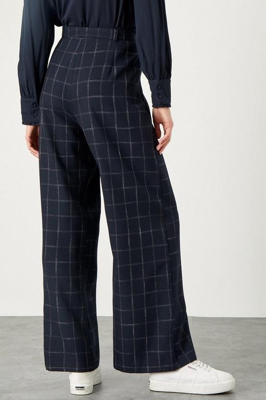Monsoon 'Charlie' Check Belted Trousers 2