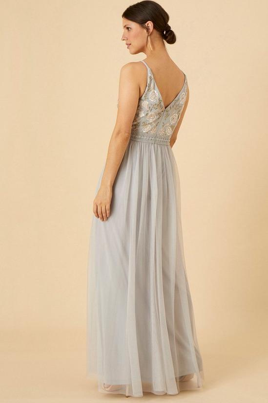 Monsoon 'Kathy' Embroidered Maxi Dress 3
