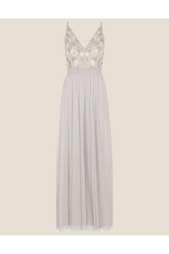 Monsoon 'Kathy' Embroidered Maxi Dress 4